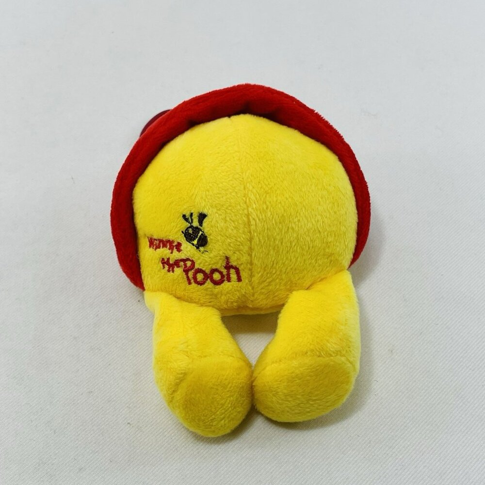 Disney Pooh Bottom Butt Plush Clip Keyring Key Holder Bag Hanging Pouch Zip Coin